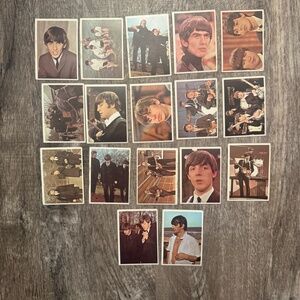 1964 TOPPS BEATLES COLOR Lot of 17